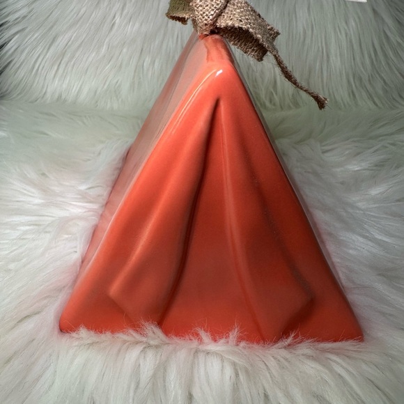 Rae Dunn Orange Happy Camper Tent Birdhouse - Picture 2 of 3